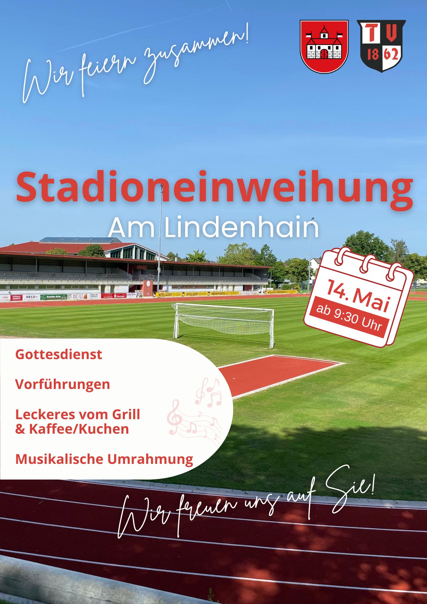 Stadioneinweihnung Plakat